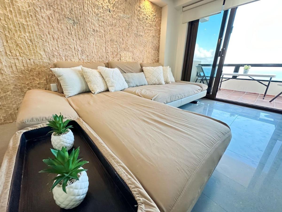 Amazing Beachfront Apartment Cancún Eksteriør bilde