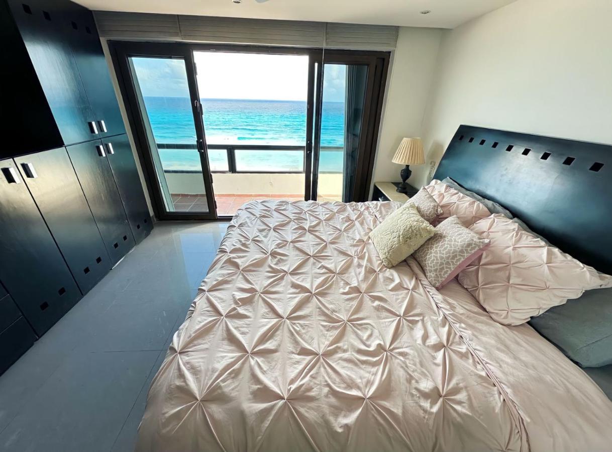 Amazing Beachfront Apartment Cancún Eksteriør bilde